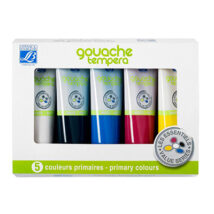 Set de 5 tubes de gouache Tempera Lefranc Bourgeois