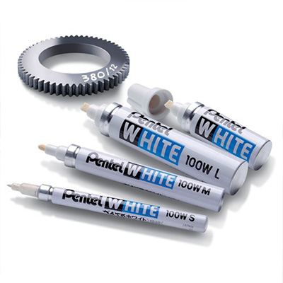 Marqueur peinture indelebile tube 50ml blanc Wilmart - Matériel de Pro