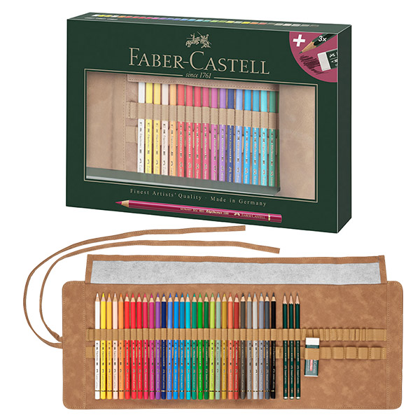 FABER CASTELL - Trousse 30 Crayons Polychromos