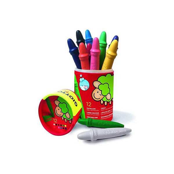 GIOTTO be bè - Boîte de 12 Crayons cire maxi - Atelier Phuong